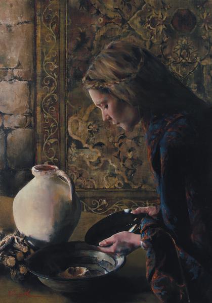 Charity Never Faileth - 16 x 23 print by Elspeth Young