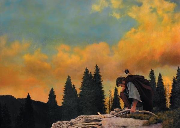 And My Soul Hungered - 20 x 28 print by Al Young