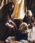 The Daughters Of Zelophehad - 24 x 30 giclée on canvas (unmounted)
