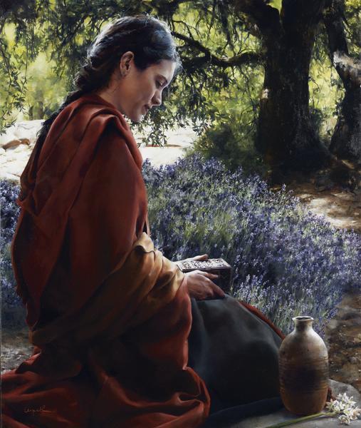 She Is Come Aforehand - 12 x 14 giclée on canvas (pre-mounted) by Elspeth Young