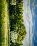 Green And Pleasant Land - 38 x 47 giclée on canvas (unmounted)