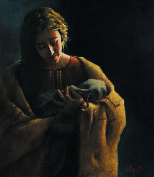 The Protector - 12 x 13.75 print by Elspeth Young