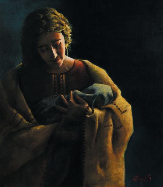 The Protector - 16 x 18.25 print by Elspeth Young