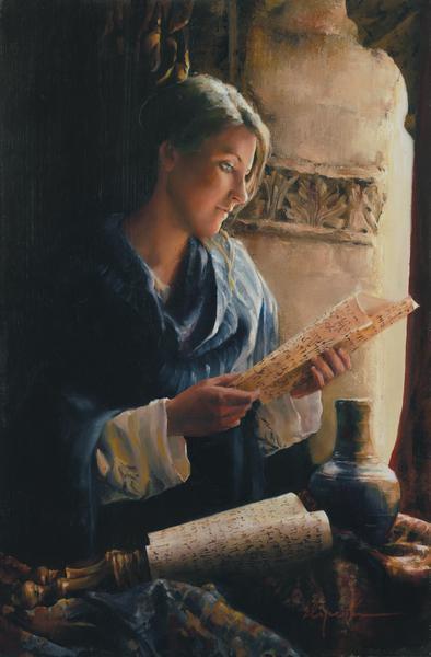 Treasure The Word - 20 x 30.5 print by Elspeth Young