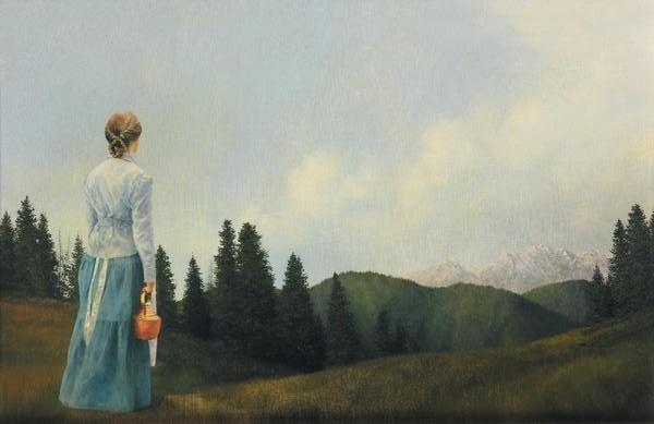 Mountain Home - 12 x 18.5 print by Al Young