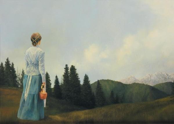 Mountain Home - 20 x 28 print by Al Young