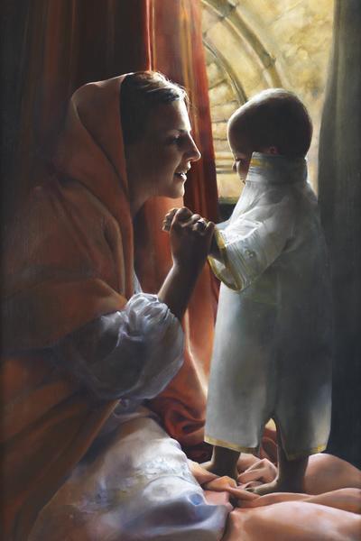 For This Child I Prayed - 24 x 36 giclée on canvas (unmounted) by Elspeth Young