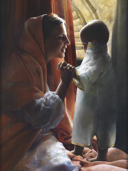 For This Child I Prayed - 12 x 16 giclée on canvas (pre-mounted) by Elspeth Young