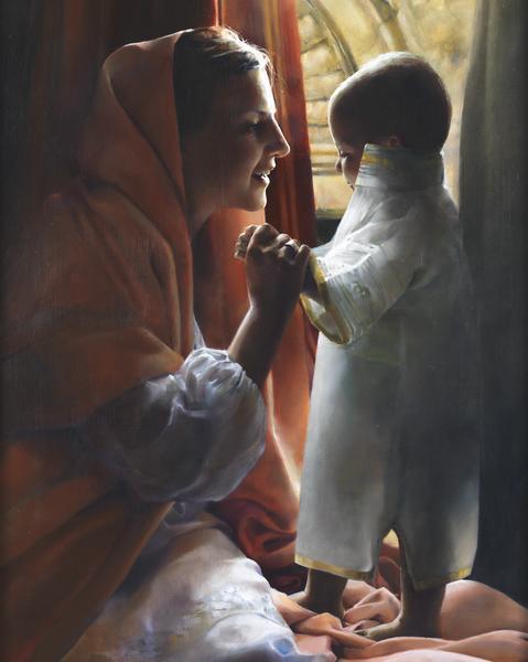 For This Child I Prayed - 16 x 20 giclée on canvas (pre-mounted) by Elspeth Young