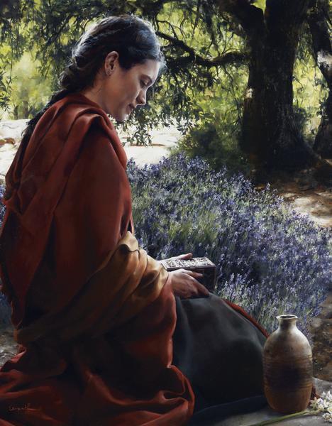 She Is Come Aforehand - 14 x 18 giclée on canvas (pre-mounted) by Elspeth Young