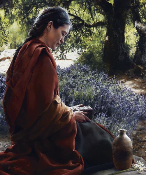She Is Come Aforehand - 20 x 24 giclée on canvas (unmounted) by Elspeth Young