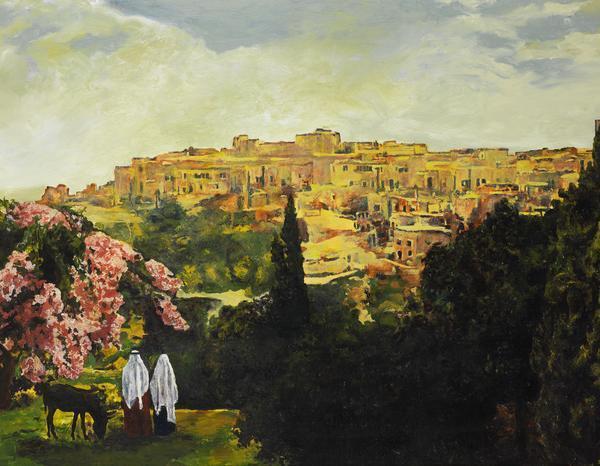 Unto The City Of David - 14 x 18 giclée on canvas (pre-mounted) by Ashton Young