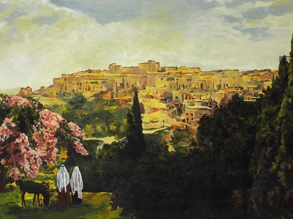 Unto The City Of David - 18 x 24 giclée on canvas (pre-mounted) by Ashton Young