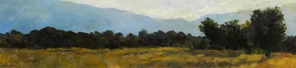 Far Away In The West - 12 x 52 print by Ashton Young