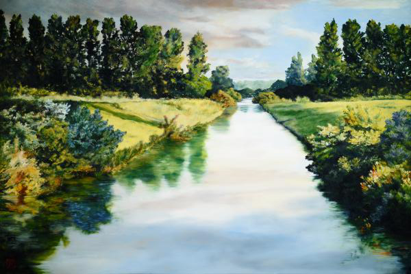 Peace Like A River - 28 x 42 giclée on canvas (unmounted) by Ashton Young