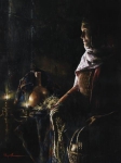 A Lamp Unto My Feet - 18 x 24 giclée on canvas (pre-mounted)