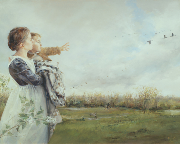 Shall We Not Go On - 16 x 20 giclée on canvas (pre-mounted) by Elspeth Young