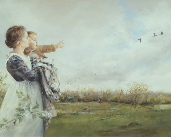 Shall We Not Go On - 24 x 30 giclée on canvas (unmounted) by Elspeth Young