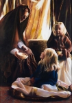 The Daughters Of Zelophehad - 14 x 20 giclée on canvas (pre-mounted)