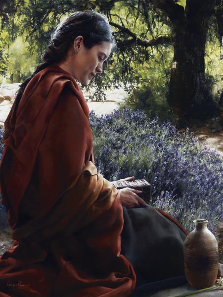 She Is Come Aforehand - 18 x 24 giclée on canvas (pre-mounted) by Elspeth Young