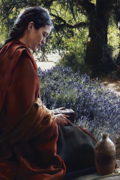 She Is Come Aforehand - 24 x 36 giclée on canvas (unmounted) by Elspeth Young