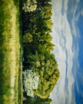 Green And Pleasant Land - 24 x 29.75 giclée on canvas (unmounted)