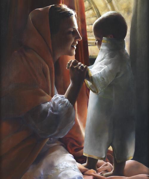 For This Child I Prayed - 20 x 24 giclée on canvas (unmounted) by Elspeth Young