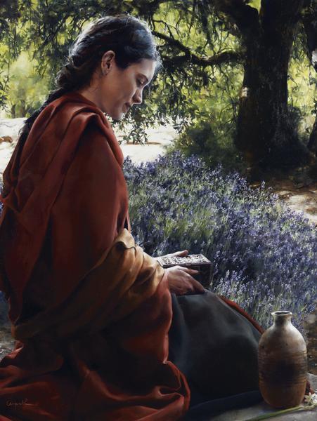 She Is Come Aforehand - 12 x 16 giclée on canvas (pre-mounted) by Elspeth Young