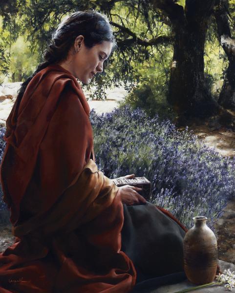 She Is Come Aforehand - 24 x 30 giclée on canvas (unmounted) by Elspeth Young
