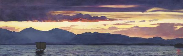 We Have Toiled All The Night - 16 x 51.625 giclée on canvas (unmounted) by Ashton Young