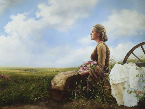 If God So Clothe The Field - 30 x 40 giclée on canvas (unmounted) by Elspeth Young
