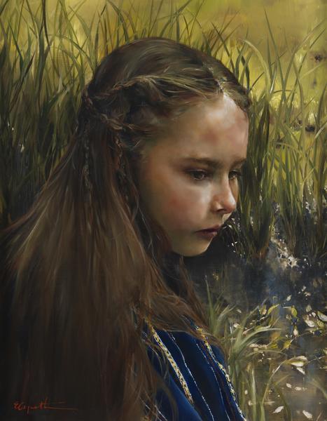 By The River's Brink - 14 x 18 print by Elspeth Young
