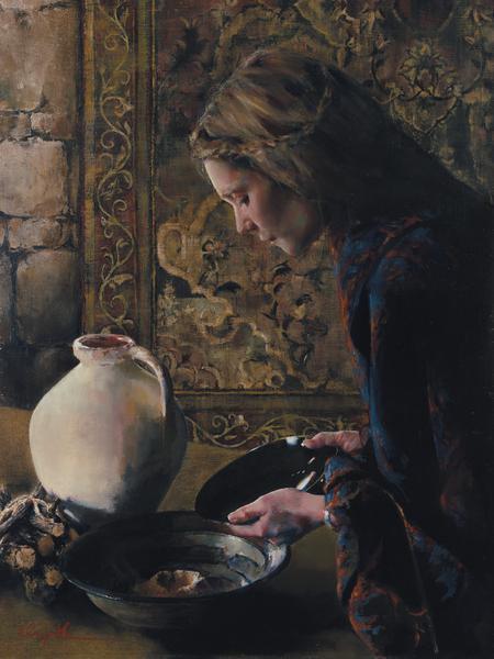 Charity Never Faileth - 12 x 16 print by Elspeth Young