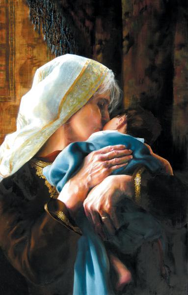 Is Anything Too Hard For The Lord - 16 x 25 print by Elspeth Young