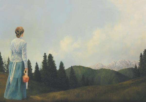 Mountain Home - 14 x 20 print by Al Young