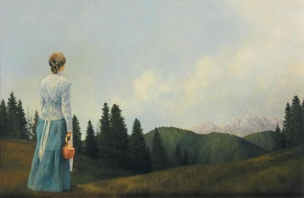 Mountain Home - 13 x 20 print by Al Young