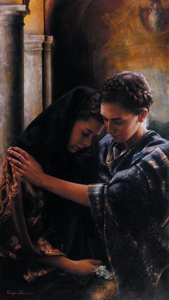 Here Bring Your Wounded Hearts - 24 x 42.5 print by Elspeth Young