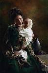 Bearing A Child In Her Arms - 20 x 30.25 print