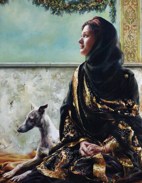 Blessed Are The Meek - 14 x 18 print by Elspeth Young