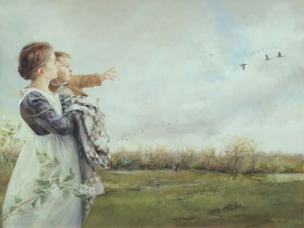 Shall We Not Go On - 18 x 24 giclée on canvas (pre-mounted) by Elspeth Young