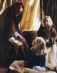 The Daughters Of Zelophehad - 16 x 20 giclée on canvas (pre-mounted)