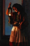 A Damsel Came To Hearken - 20 x 30 giclée on canvas (unmounted)