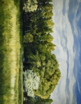 Green And Pleasant Land - 14 x 18 giclée on canvas (pre-mounted)