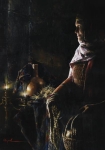 A Lamp Unto My Feet - 14 x 20 giclée on canvas (pre-mounted)