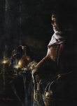 A Lamp Unto My Feet - 16 x 22 giclée on canvas (pre-mounted)