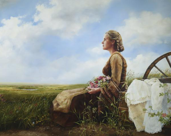 If God So Clothe The Field - 16 x 20 giclée on canvas (pre-mounted) by Elspeth Young