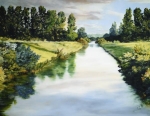 Peace Like A River - 14 x 18 giclée on canvas (pre-mounted)
