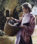 And Martha Served - 16 x 18.75 giclée on canvas (pre-mounted)