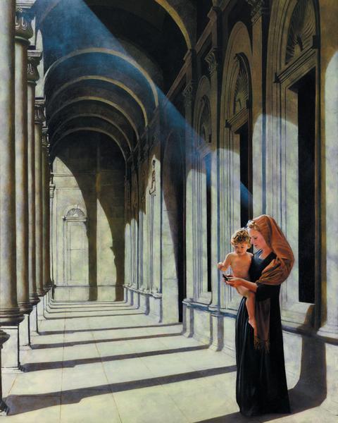 The Windows Of Heaven - 24 x 30 print by Al Young