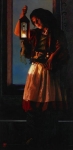A Damsel Came To Hearken - 20 x 40.75 giclée on canvas (unmounted)
